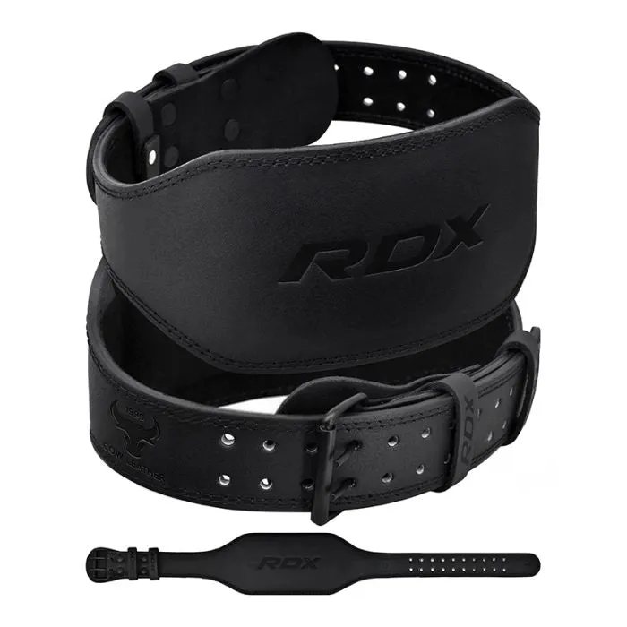 RDX Cintura Sollevamento Pesi Pelle 6 Pollici