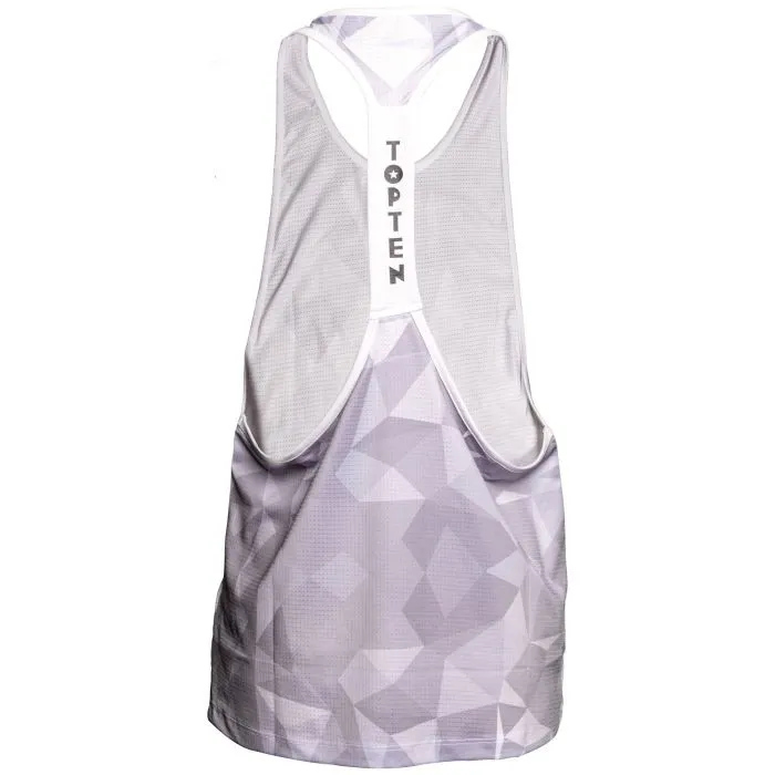 TOP TEN PRISM tank top fitness elasticizzato