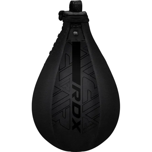 RDX F6 Kara Palla Velocità Boxe Nera Pelle Resistente