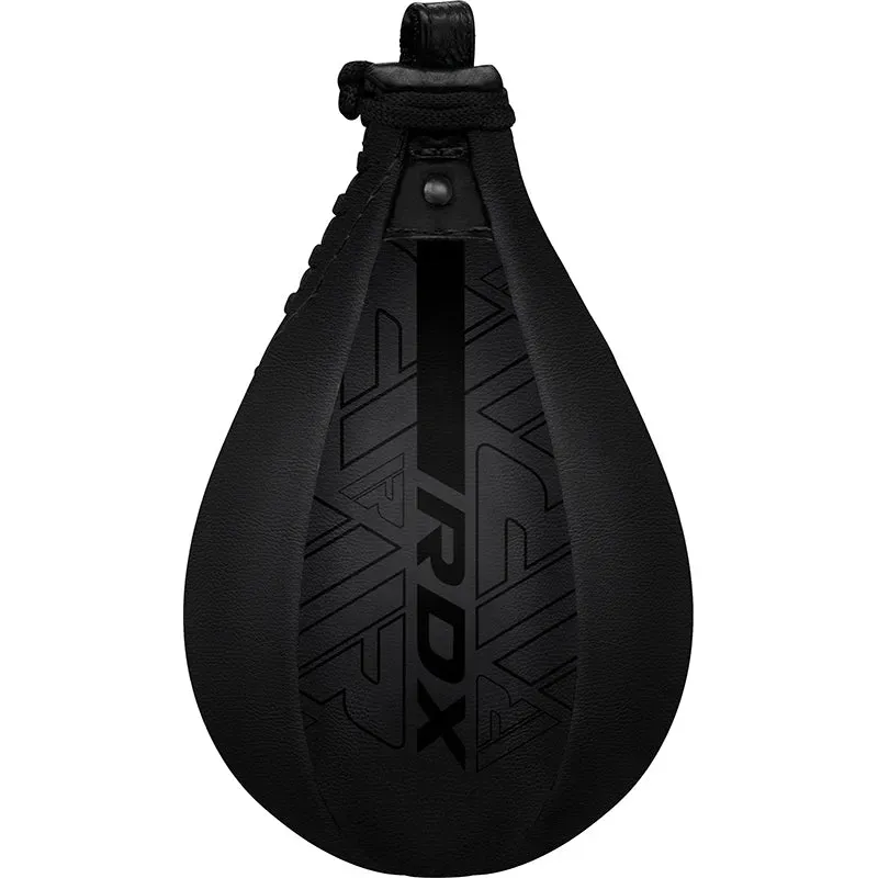 RDX F6 Kara Palla Velocità Boxe Nera Pelle Resistente