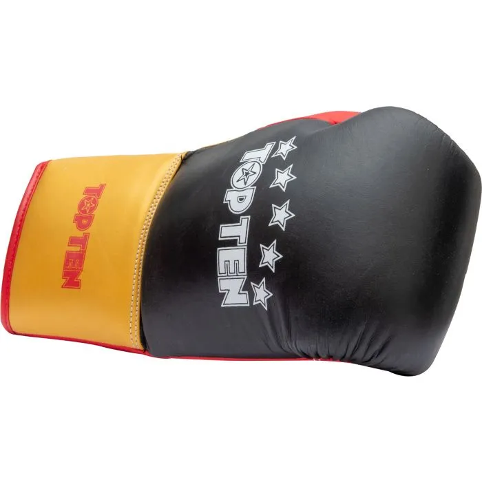 Top Ten Profi Tricolore guanti boxe pelle Muay Thai