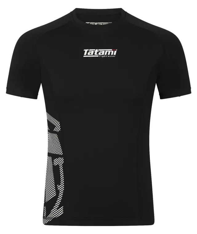 Tatami Fightwear Eclipse rash guard uomo nero manica corta