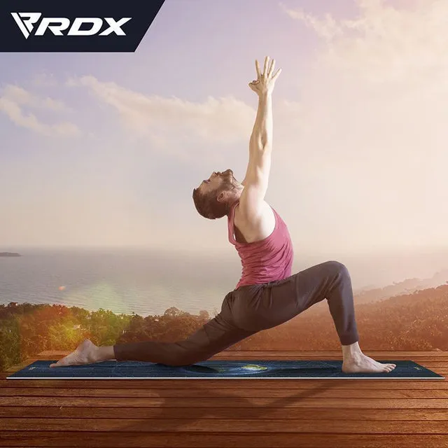 RDX D9 Iris tappetino yoga PVC 6mm fantasia