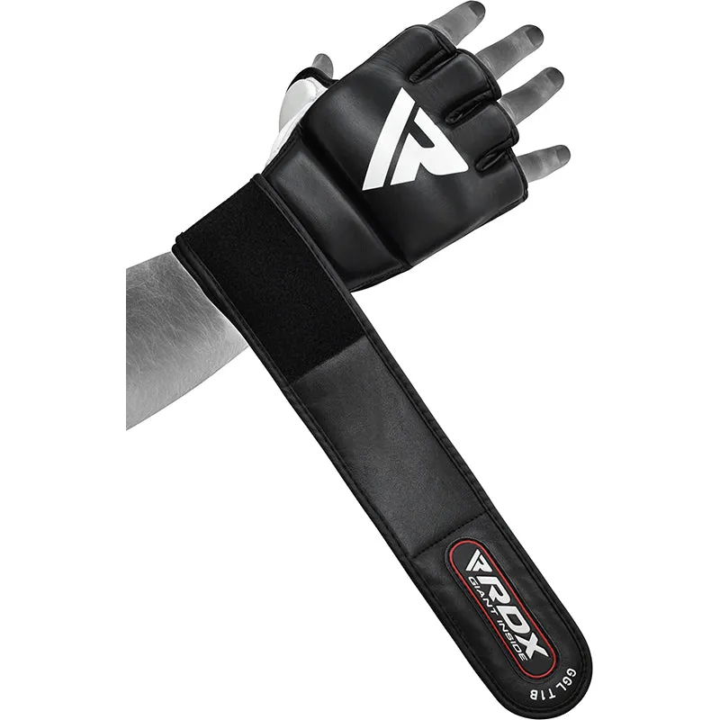 RDX T1 Leather Guanti MMA Allenamento Pelle Vera