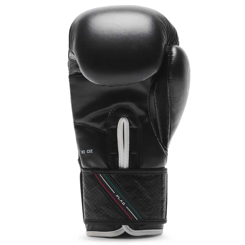 Leone1947 Flag guanti boxe 10 oz neri pelle bufalo