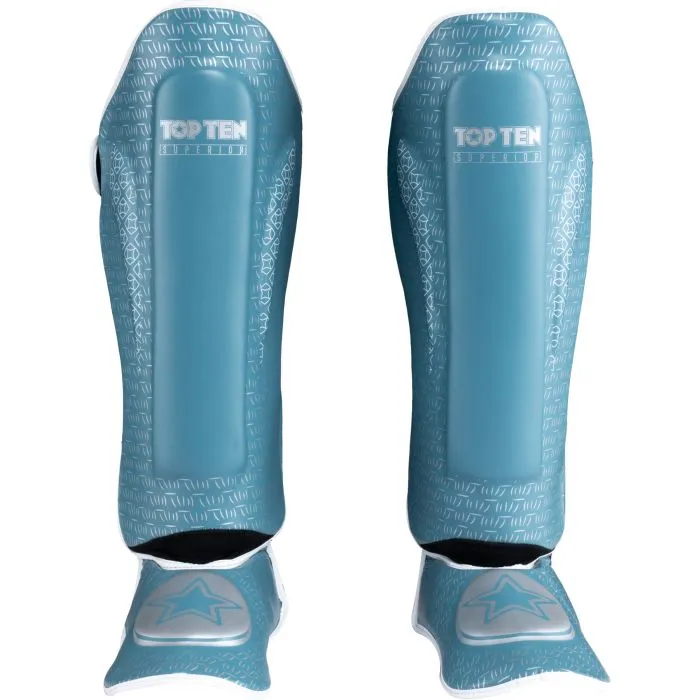 TOP TEN Superior paratibie kickboxing imbottiti