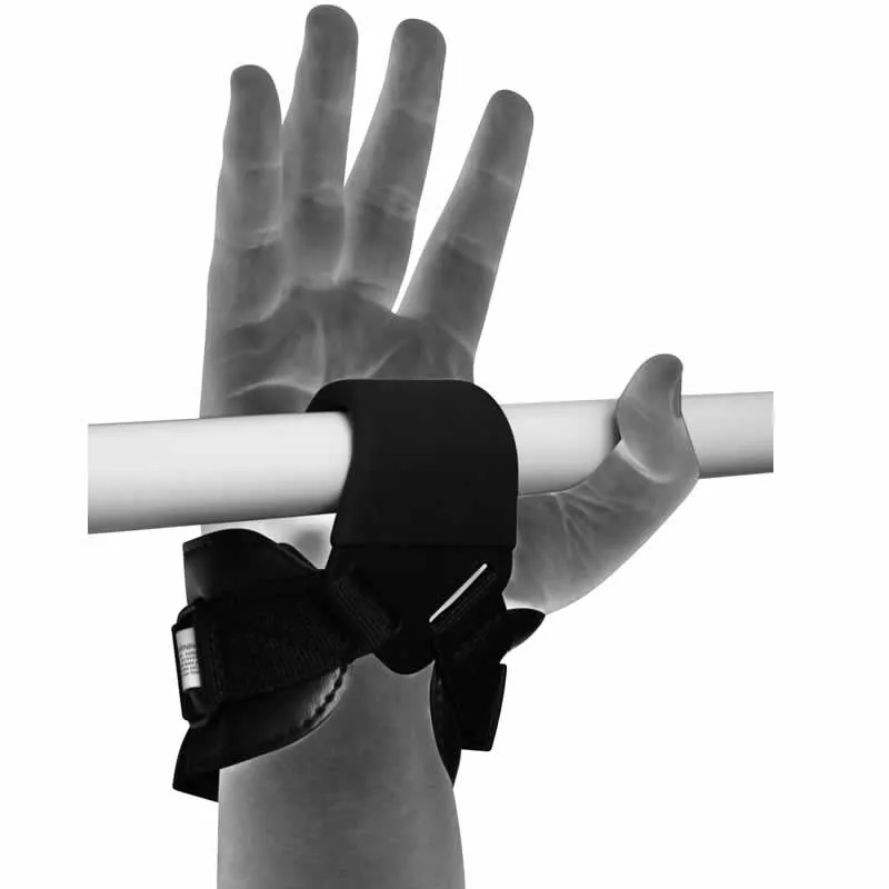 RDX W9 Cinghie Palestra Reverse Grip Nere antiscivolo