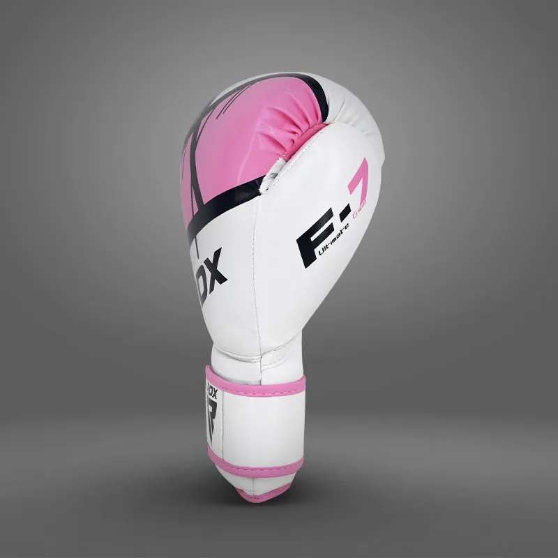 RDX F7 Ego guanti boxe donna rosa 8oz pelle