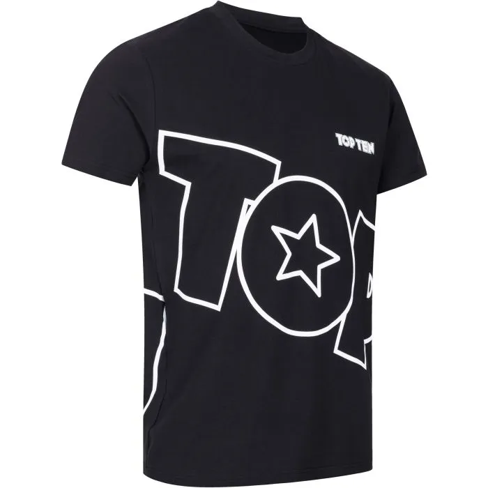TOP TEN Climax t-shirt fitness in cotone elasticizzato