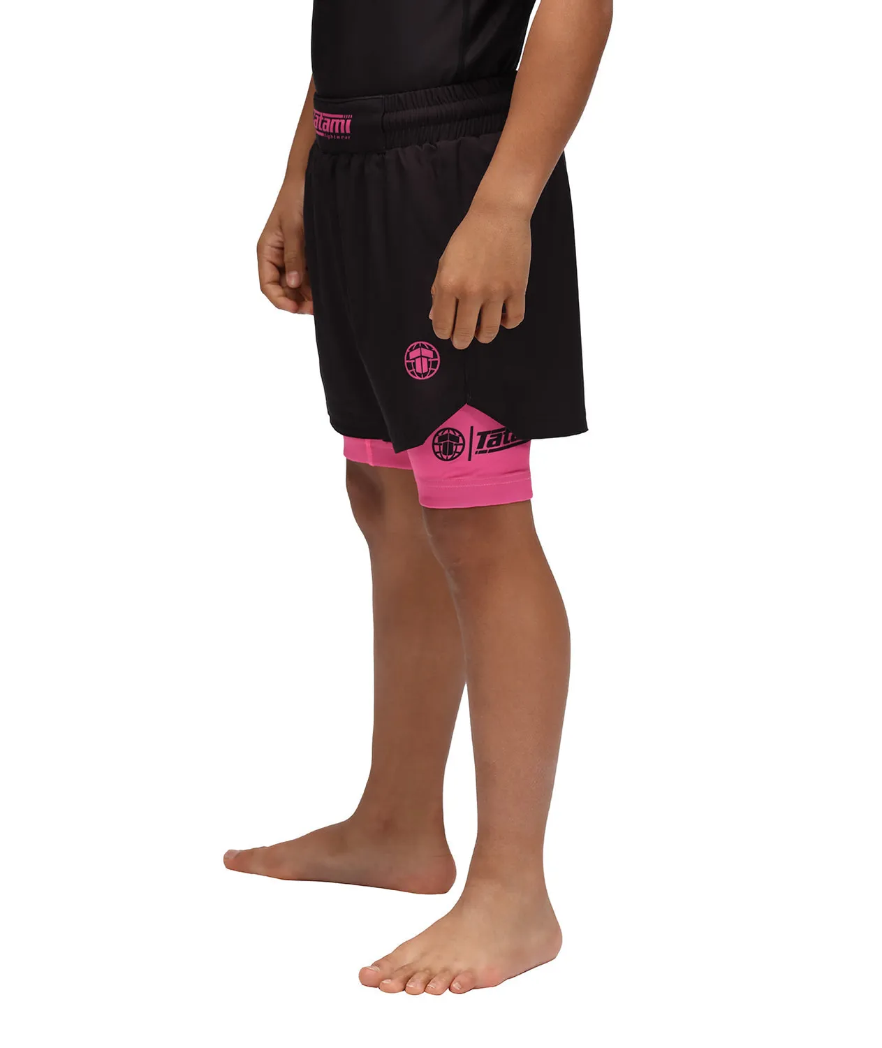 Tatami Dual Layer shorts grappling bimba rosa