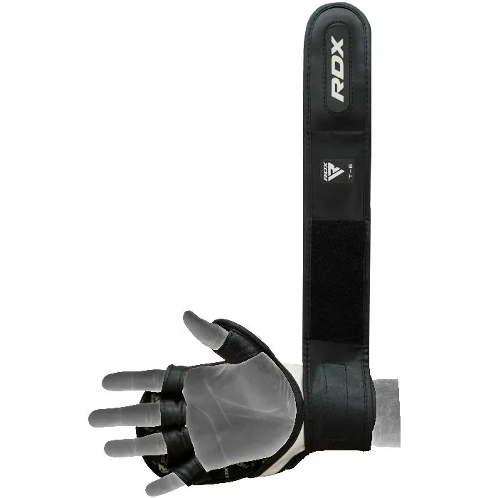 RDX T6 guanti MMA sparring pelle taglia M rossi