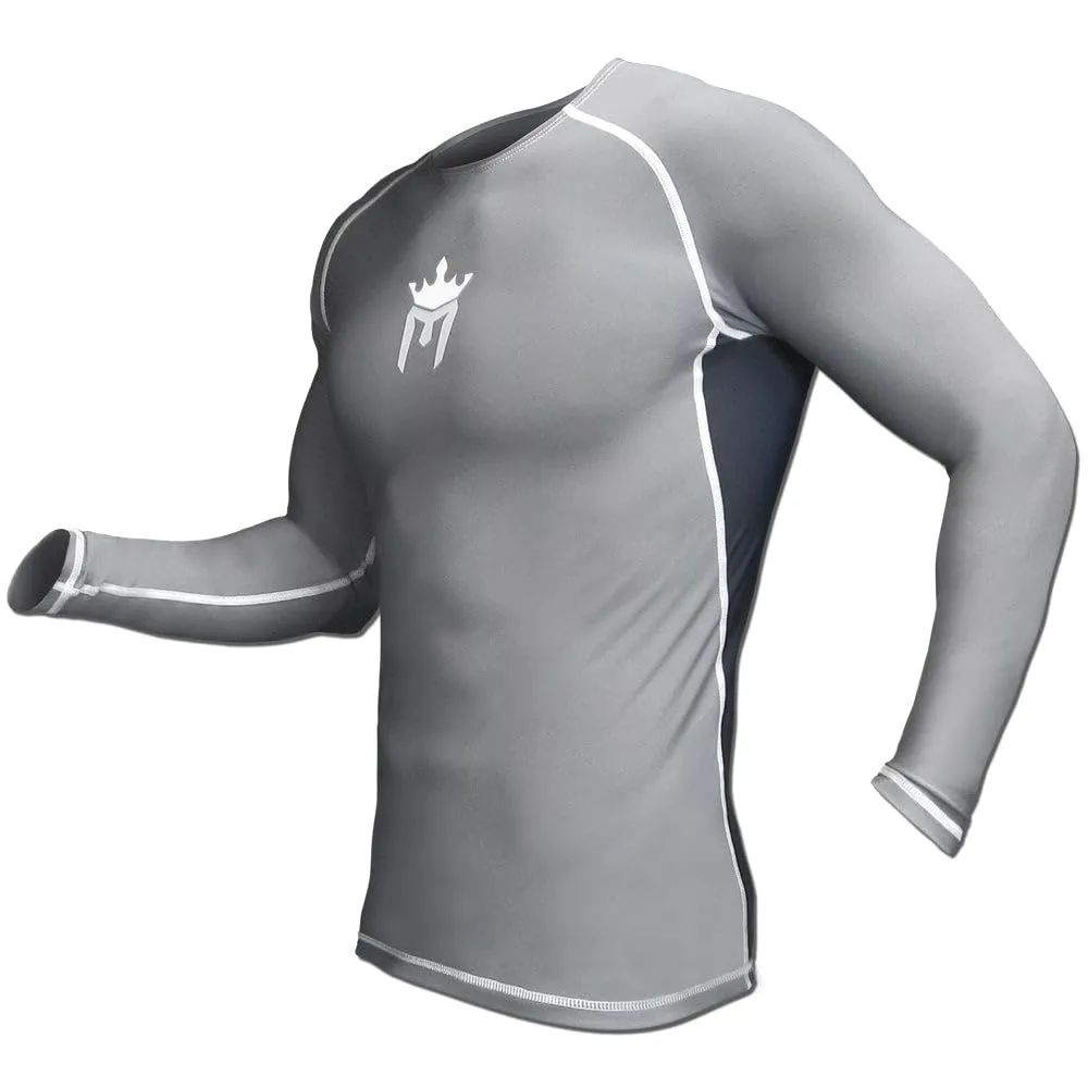 Meister MMA rashguard maniche lunghe nero-verde