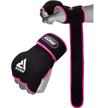 RDX X8 Sottoguanti Gel Boxe rosa con polsiera