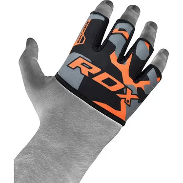 RDX 4 Camo grips palestra mezzo dito gel antiscivolo