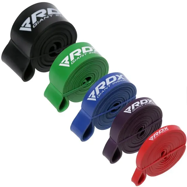 RDX P1 bande elastiche resistenza 208 cm set 5 livelli