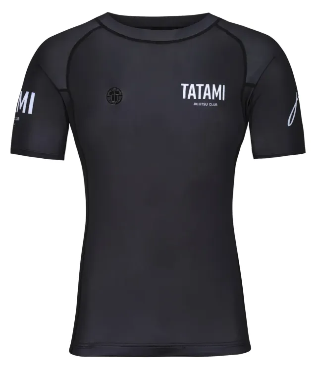 Tatami JJ Club rash guard maniche corte nera