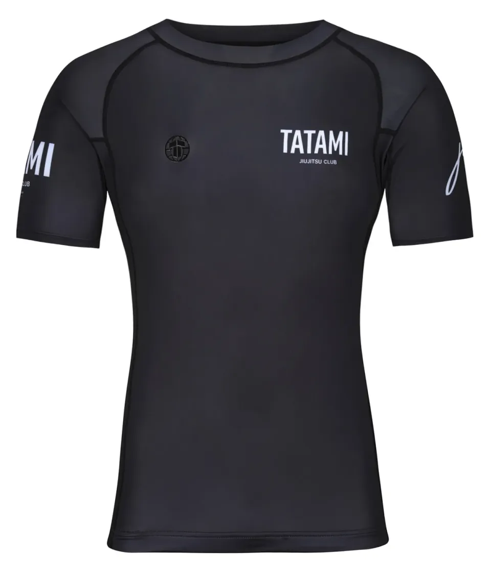 Tatami JJ Club rash guard maniche corte nera