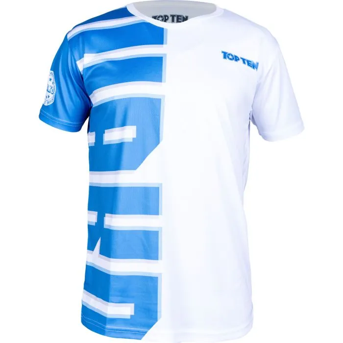TOP TEN WAKO Pulse t-shirt kickboxing in poliestere