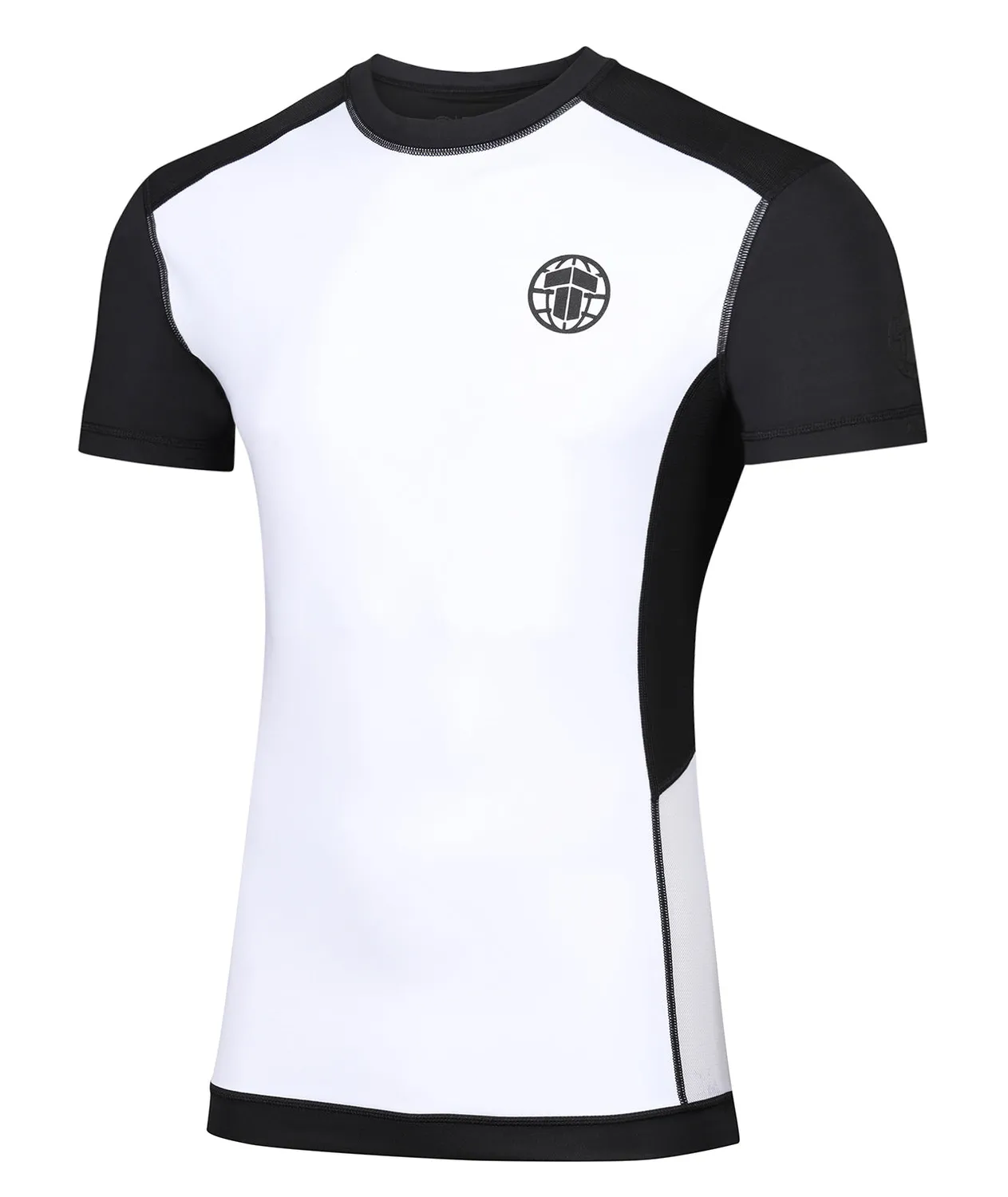Tatami Fightwear Pro Rash Guard bianca manica corta uomo