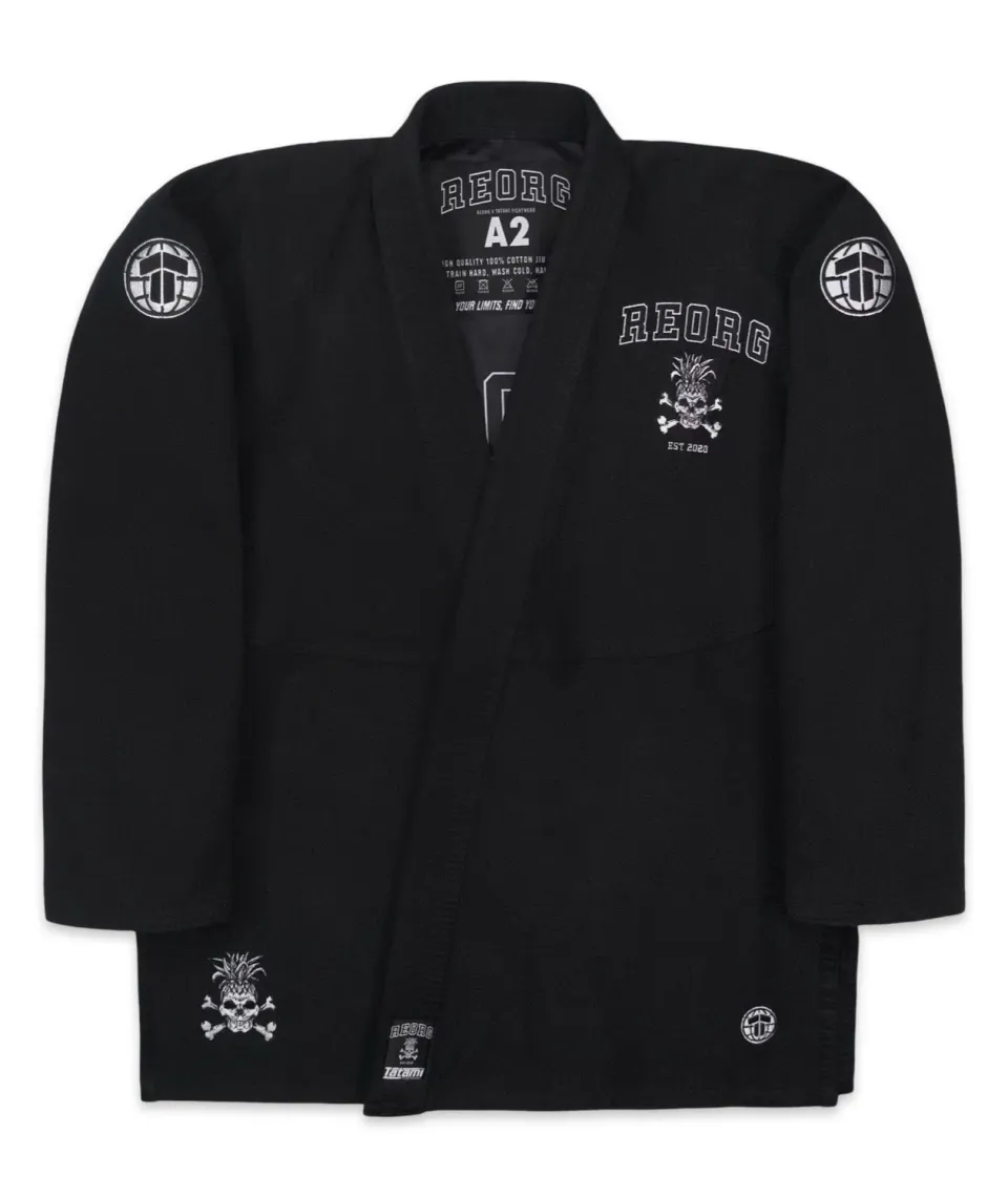 Tatami Reorg Varsity kimono BJJ nero 375 gsm