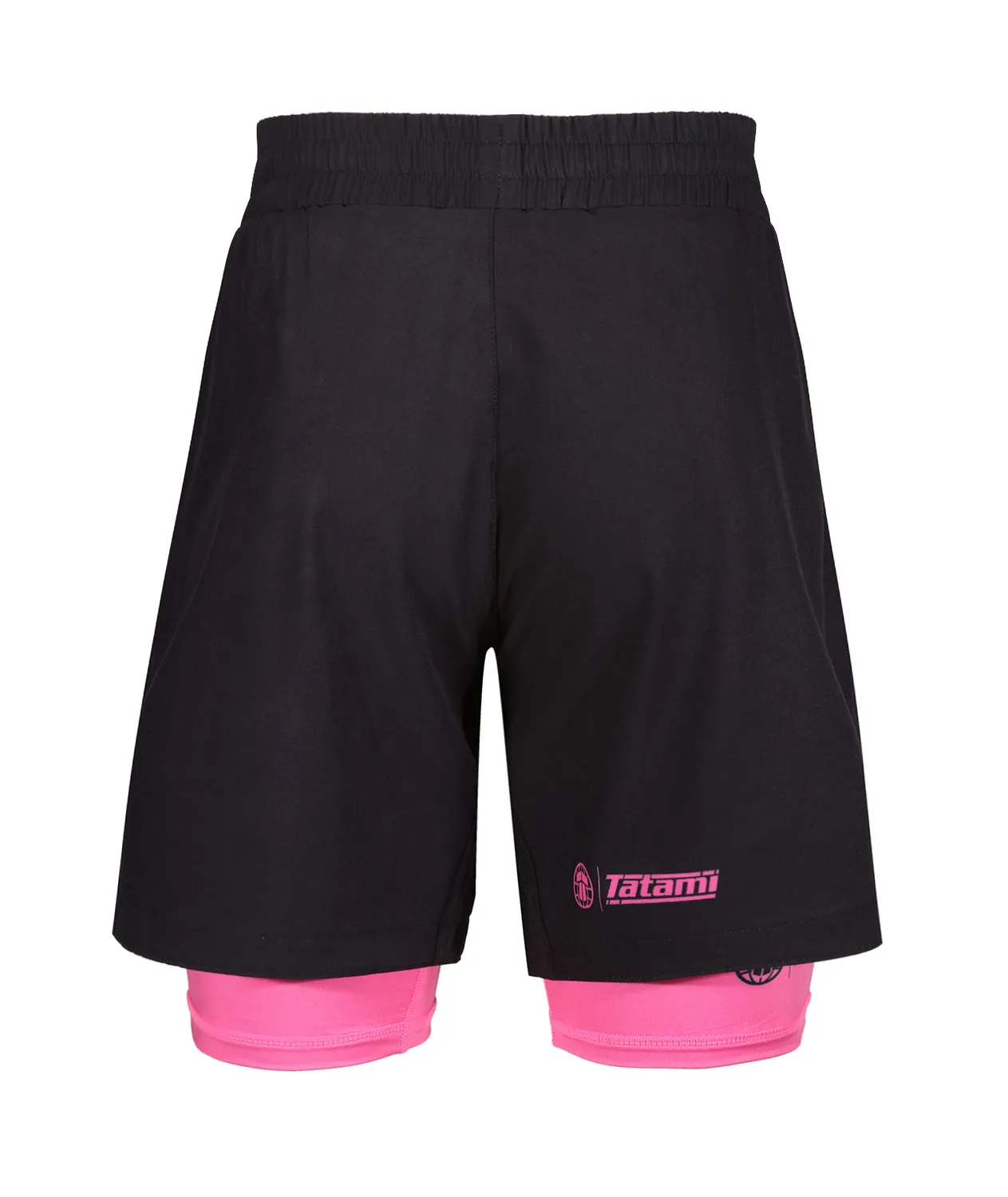 Tatami Dual Layer Grappling Shorts donna rosa