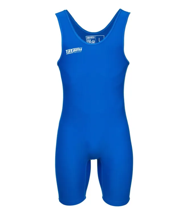 Tatami Fightwear Wrestling Singlet canotta uomo blu