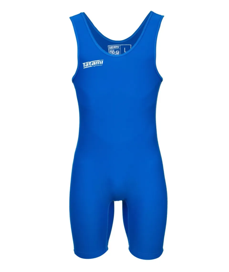 Tatami Fightwear Wrestling Singlet canotta uomo blu