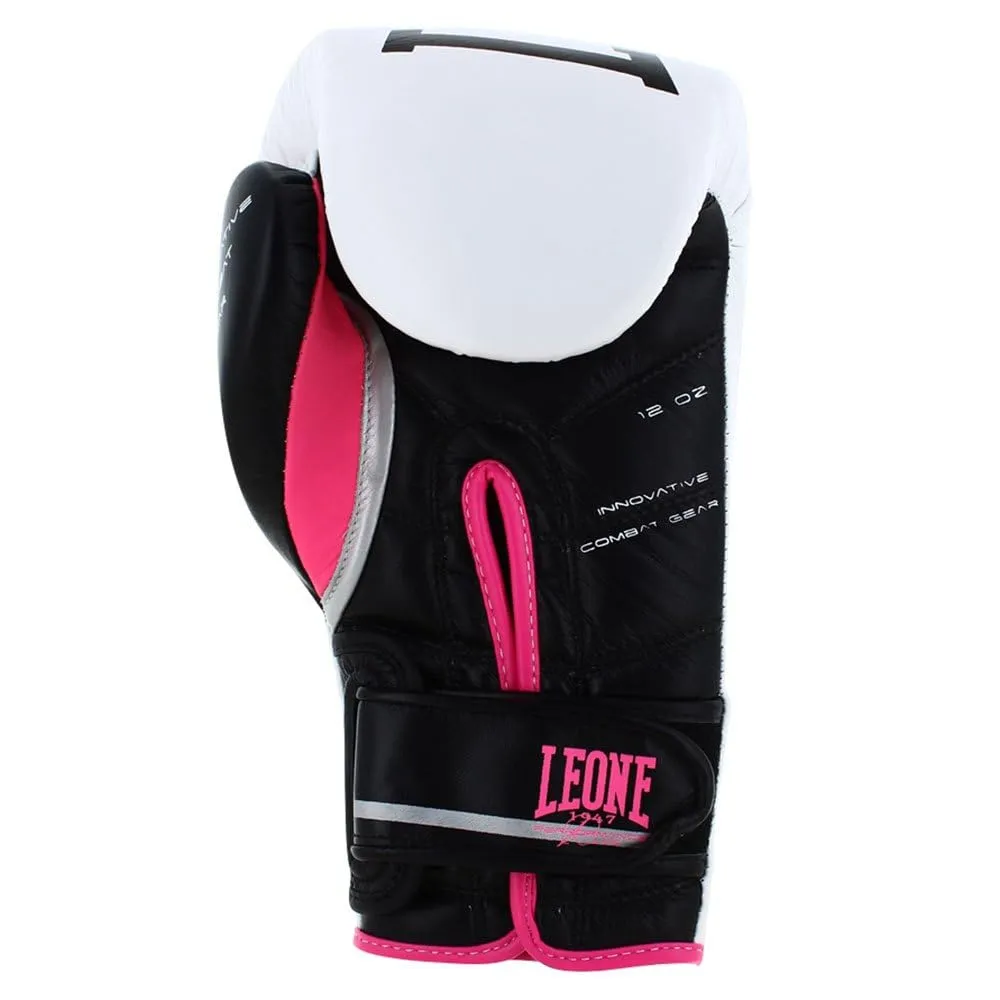 Leone1947 Revo Fluo GN110F guanti boxe pelle 12 oz