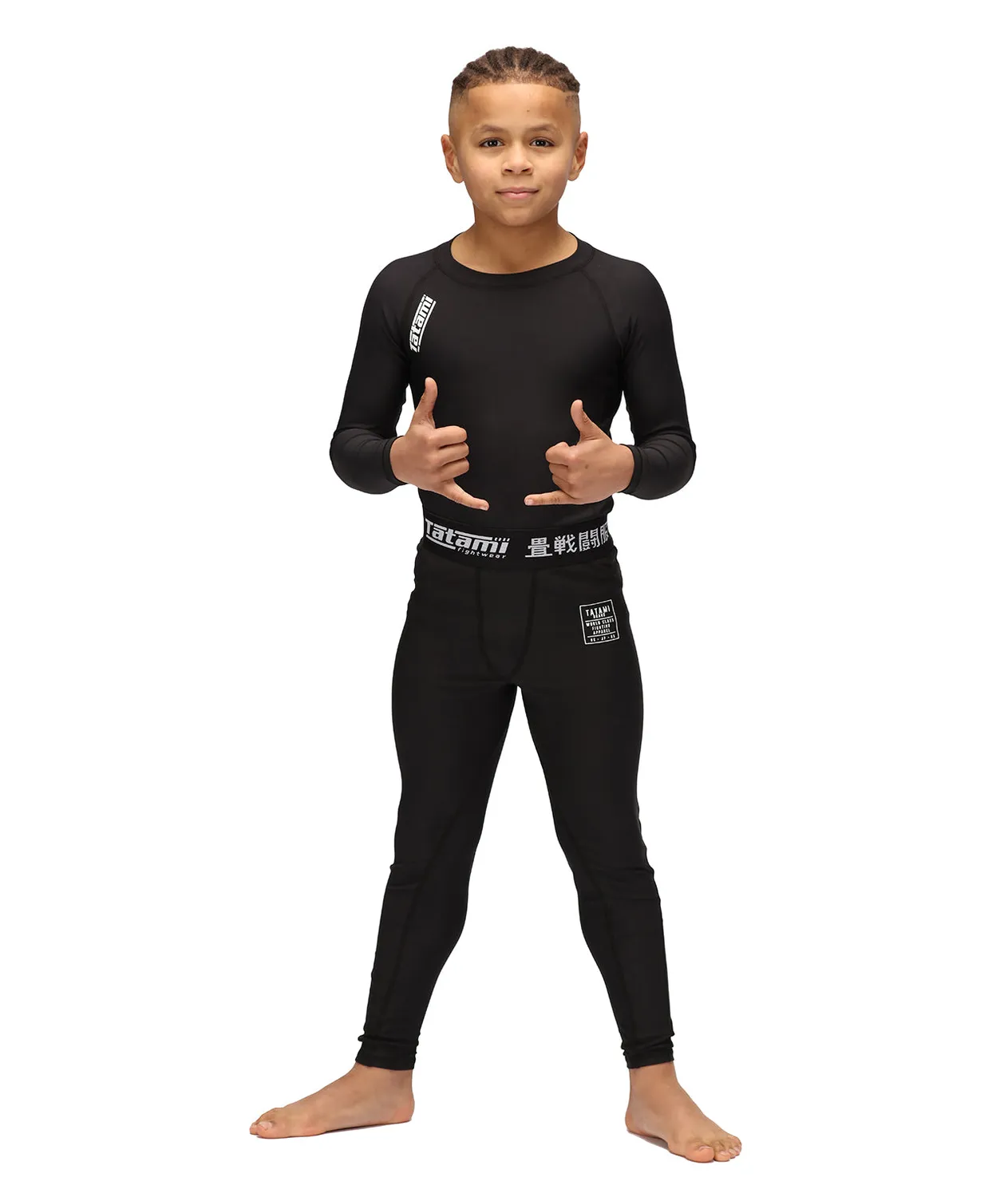 Tatami Nova Spats Bambino Neri Compressione