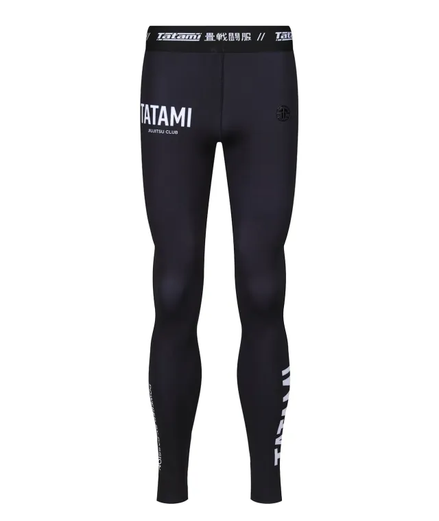 Tatami Fightwear JJ Club Grappling Spats leggings neri