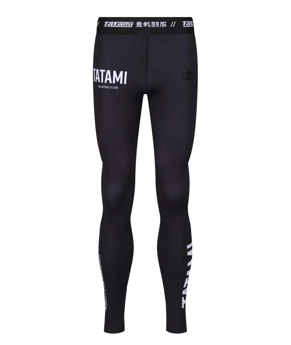 Tatami Fightwear JJ Club Grappling Spats leggings neri