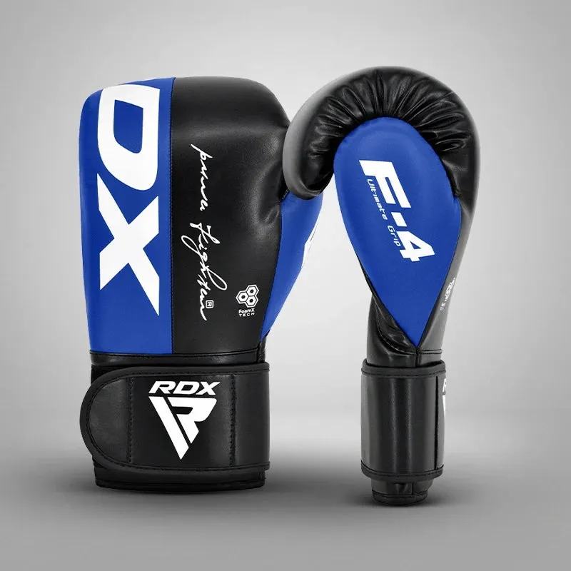 RDX F4 Guanti Boxe Strappo Sparring Protezione Polso