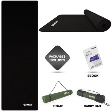 RDX YM Tappetino Yoga 6mm TPE antiscivolo