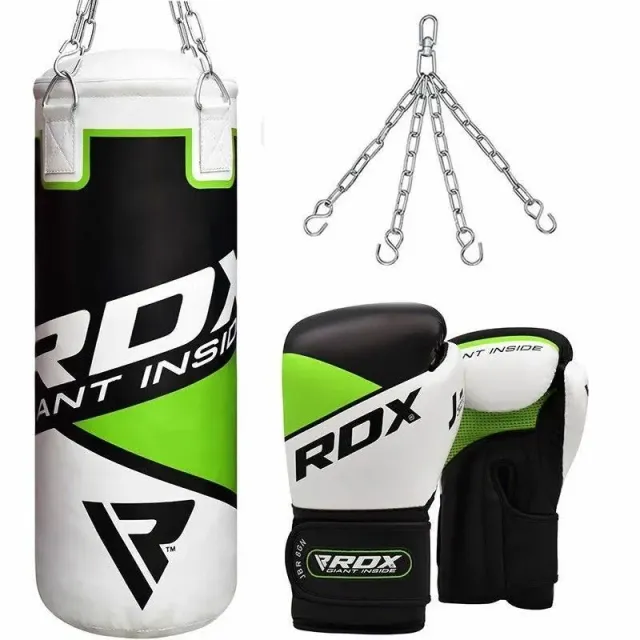 RDX R8 Set Sacco Boxe Bimbi 2FT Riempito con Guanti