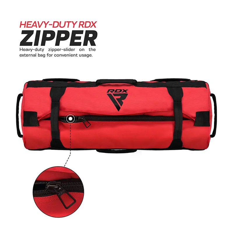 RDX Fitness Sacco Sabbia Allenamento Nero 25-75 lbs Impermeabile