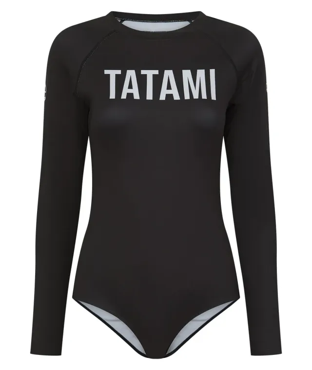 Tatami Fightwear Helena body grappling donna nero maniche lunghe