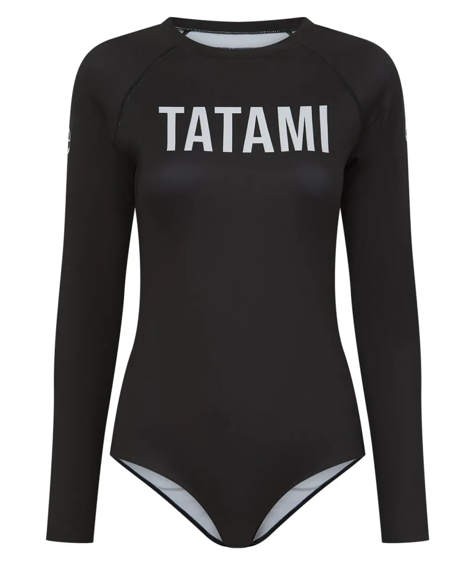 Tatami Fightwear Helena body grappling donna nero maniche lunghe