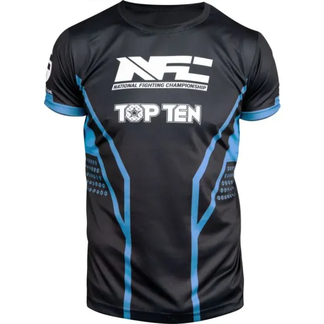 TOP TEN MMA NFC t-shirt poliestere da allenamento
