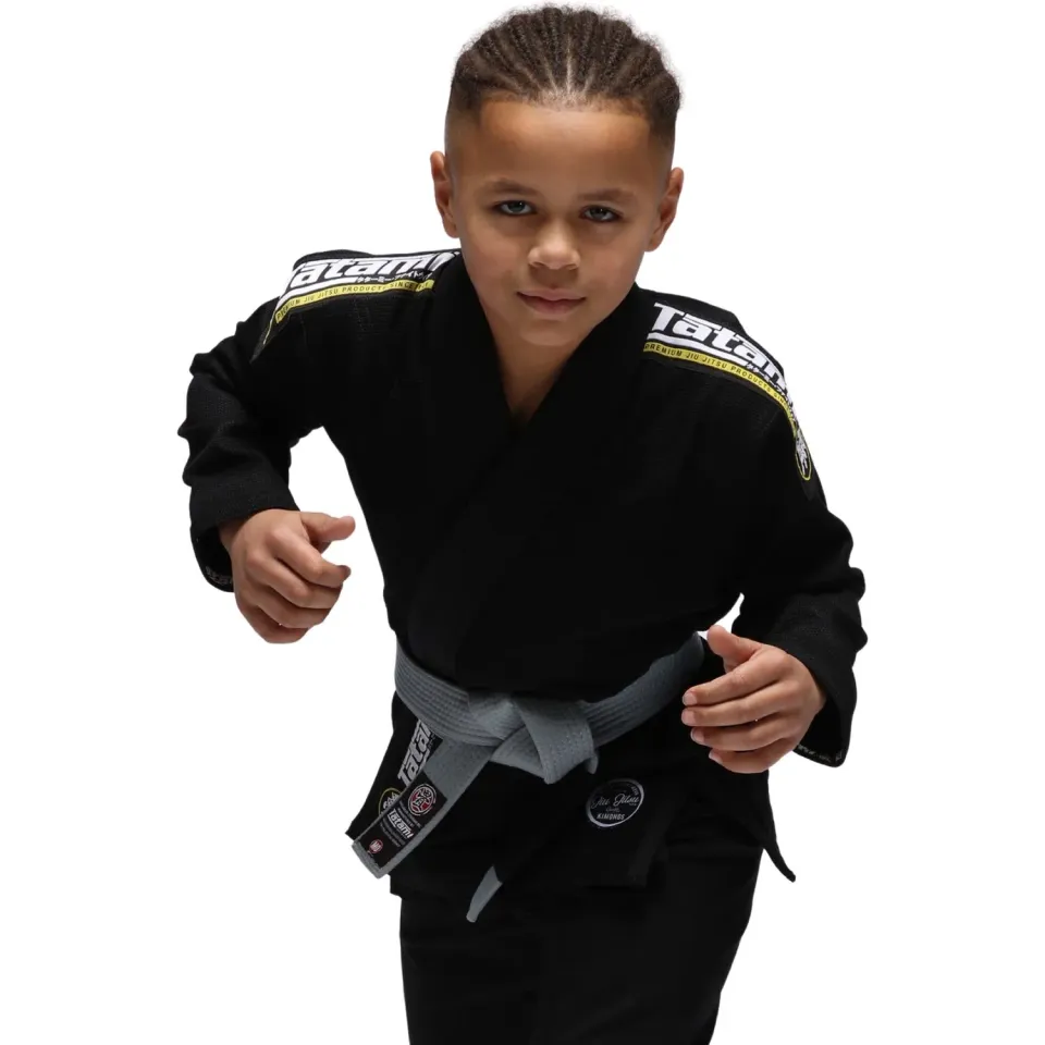 Tatami Nova Absolute kimono BJJ bambino nero leggero