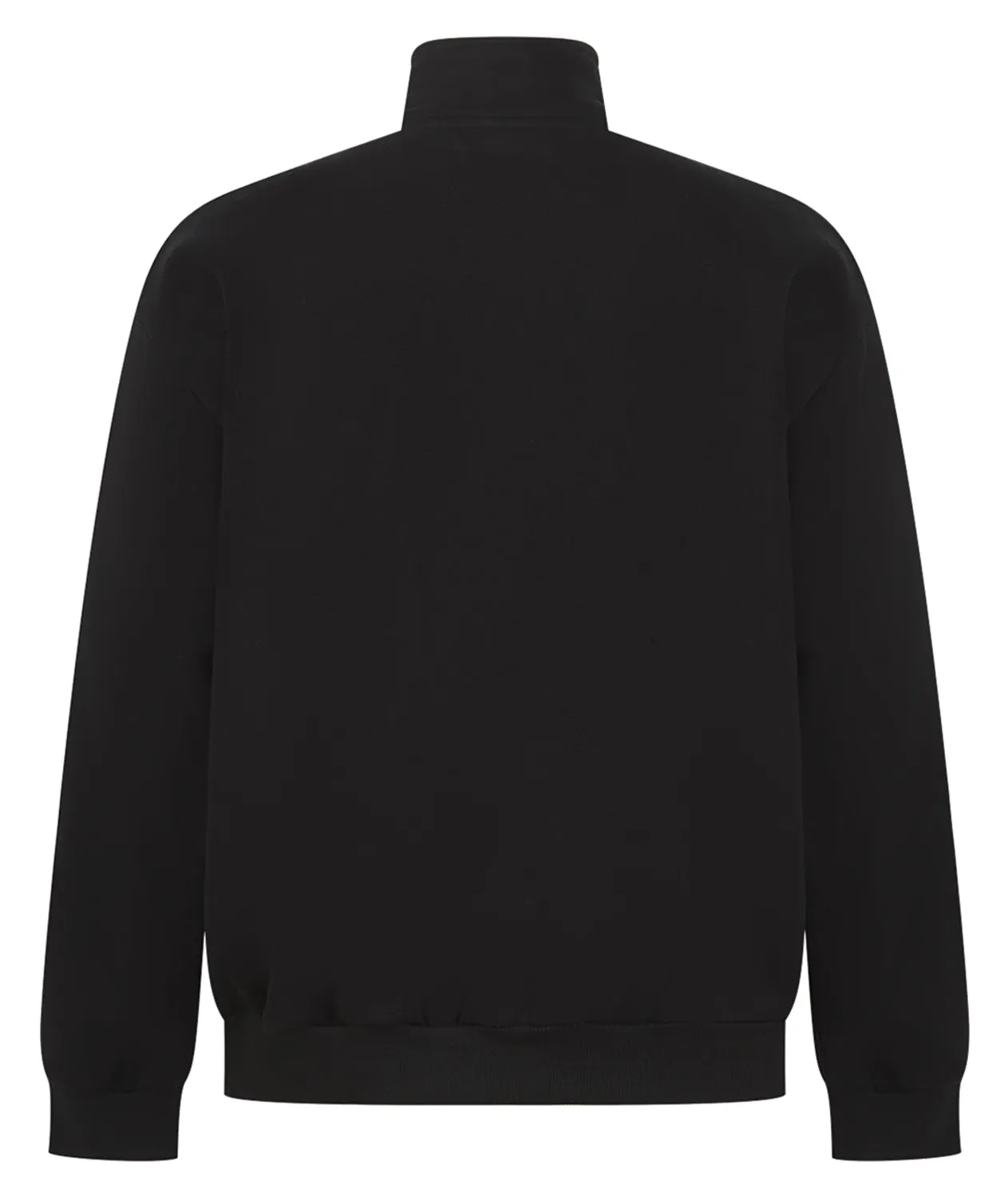 Tatami Quarter Zip felpa mezza zip nera felpata