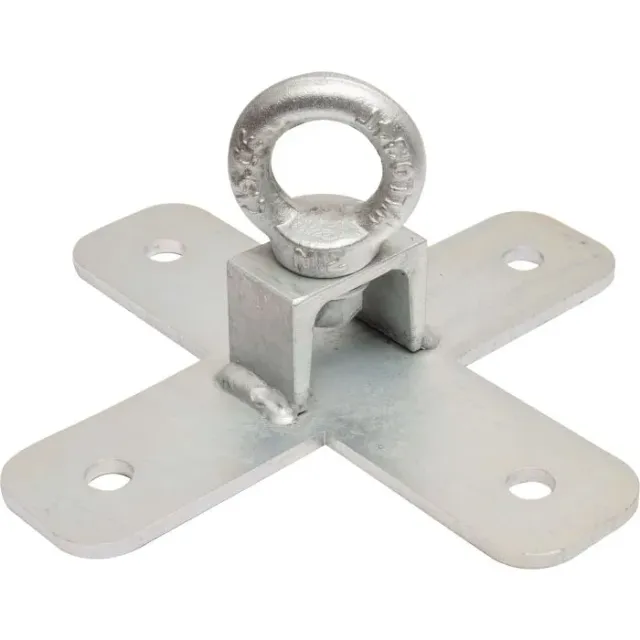 TOP TEN Pro Gancio da Soffitto Argento in Acciaio