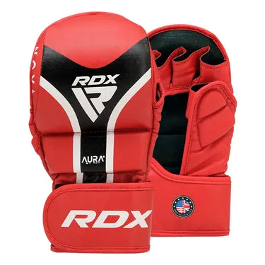 RDX Aura Plus T-17 guanti MMA grappling nero