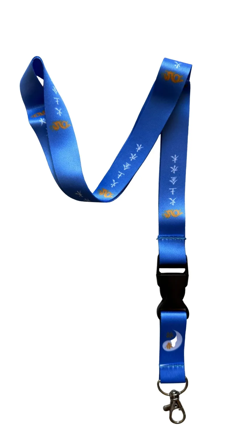 TAO Cordoncino Badge Portachiavi Collo Nero 48 cm