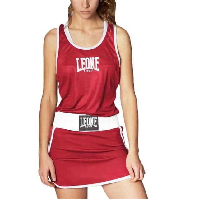 Leone 1947 Canottiera Boxe Donna Blu poliestere traspirante