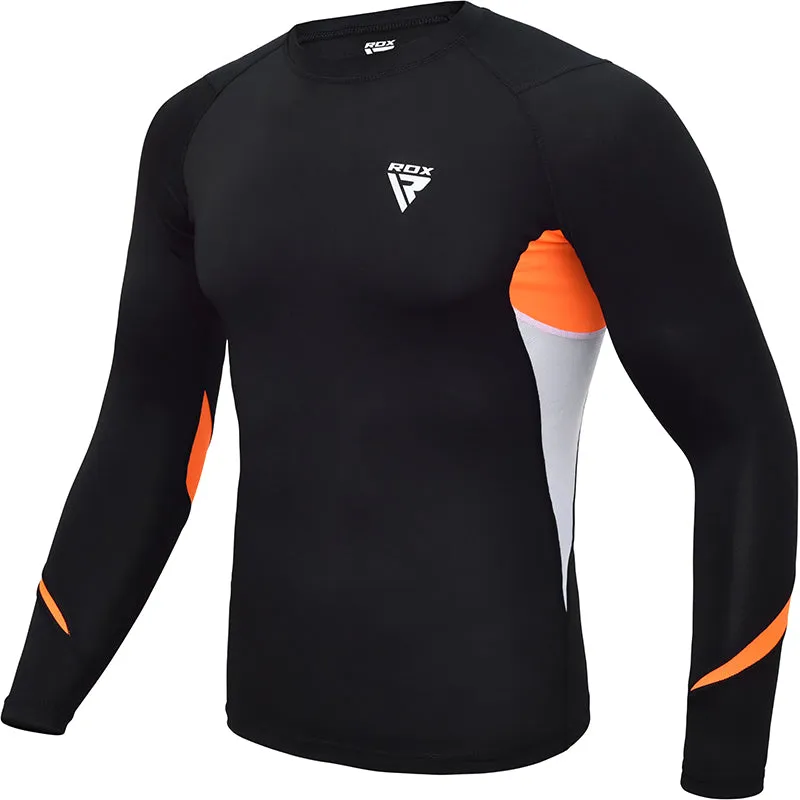 RDX L3 rash guard maniche lunghe compressione MMA