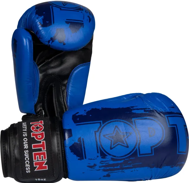 TOP TEN Power Ink guanti da boxe in vera pelle