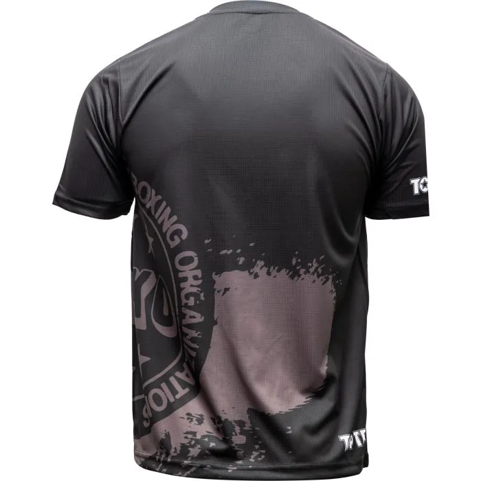 TOP TEN WAKO Shadow T-Shirt Nera in Poliestere