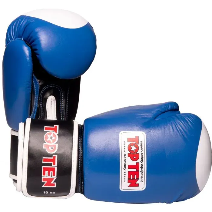 TOP TEN WAKO guanti boxe pelle kickboxing