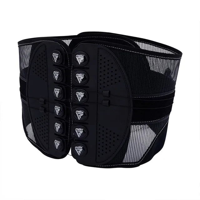 RDX SB Fascia Lombare Regolabile Palestra Nera