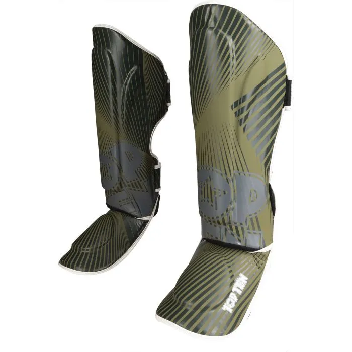 TOP TEN Vectory parastinchi kickboxing con collo piede